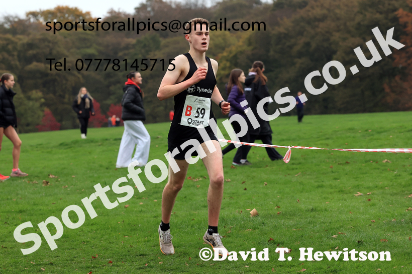 Senior Mens relay, 2025 Northern Cross Country Relays, Graves Park, Sheffield. Photo: David T. Hewitson/Sports for All Pics